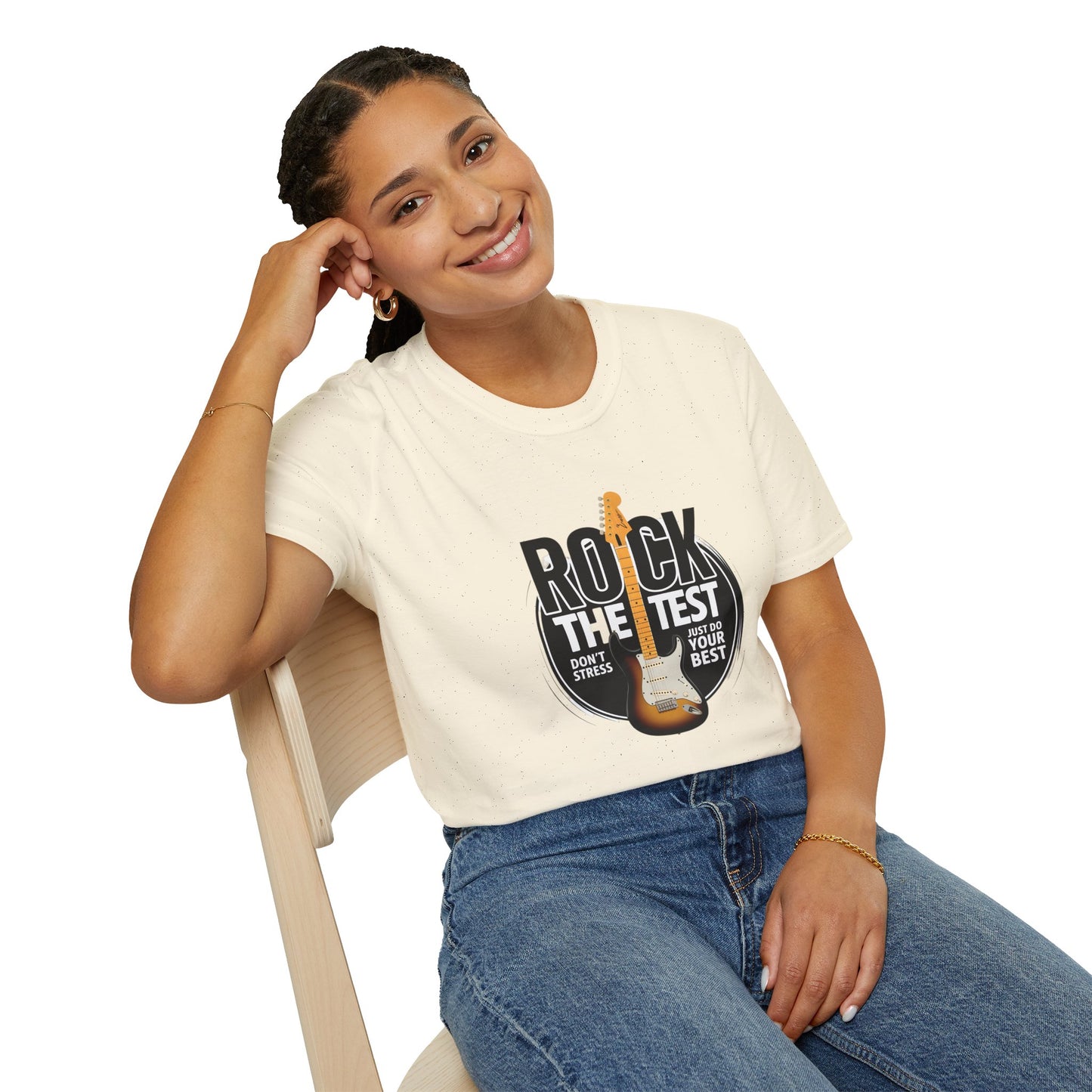 Motivational Rock the Test Unisex T-Shirt