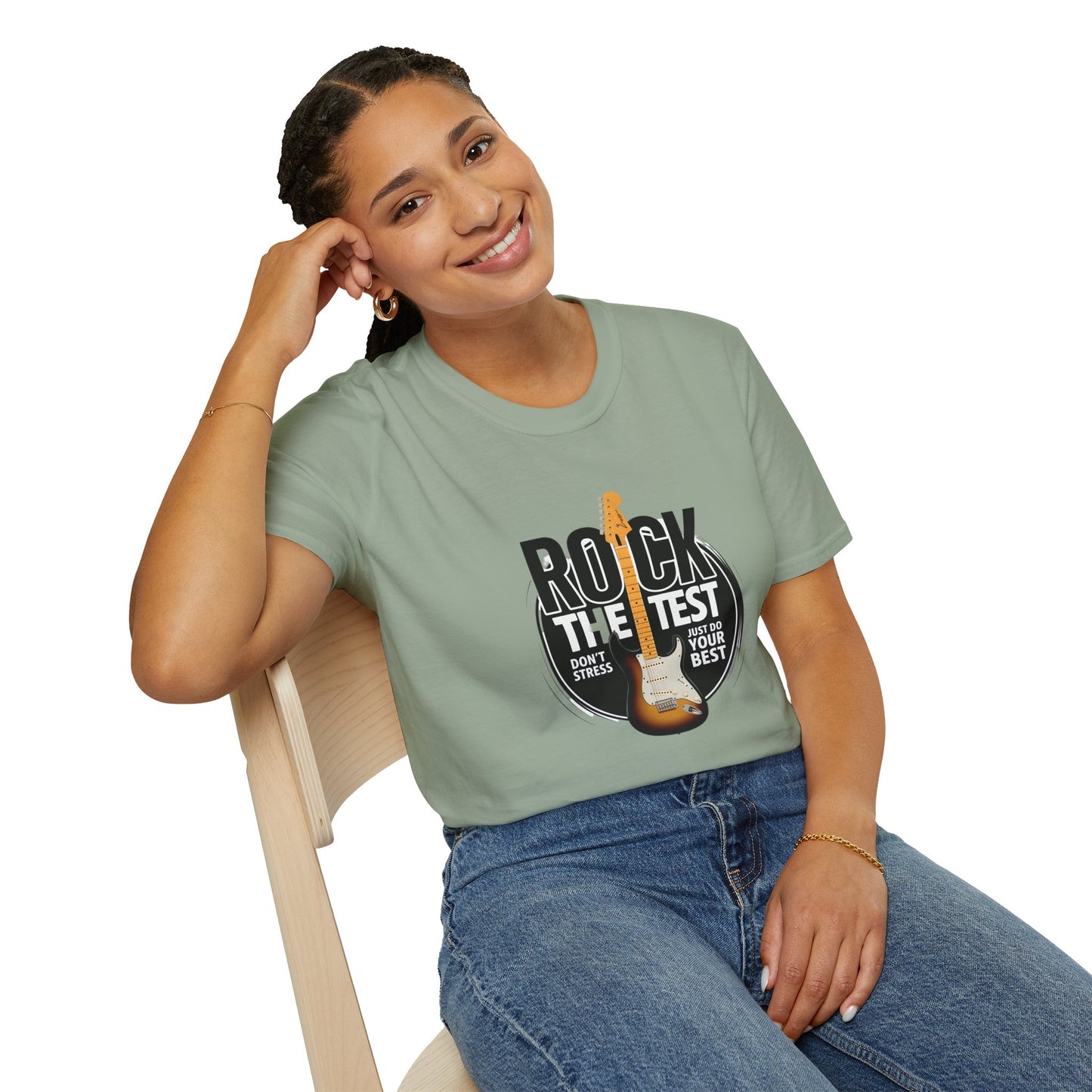 Motivational Rock the Test Unisex T-Shirt