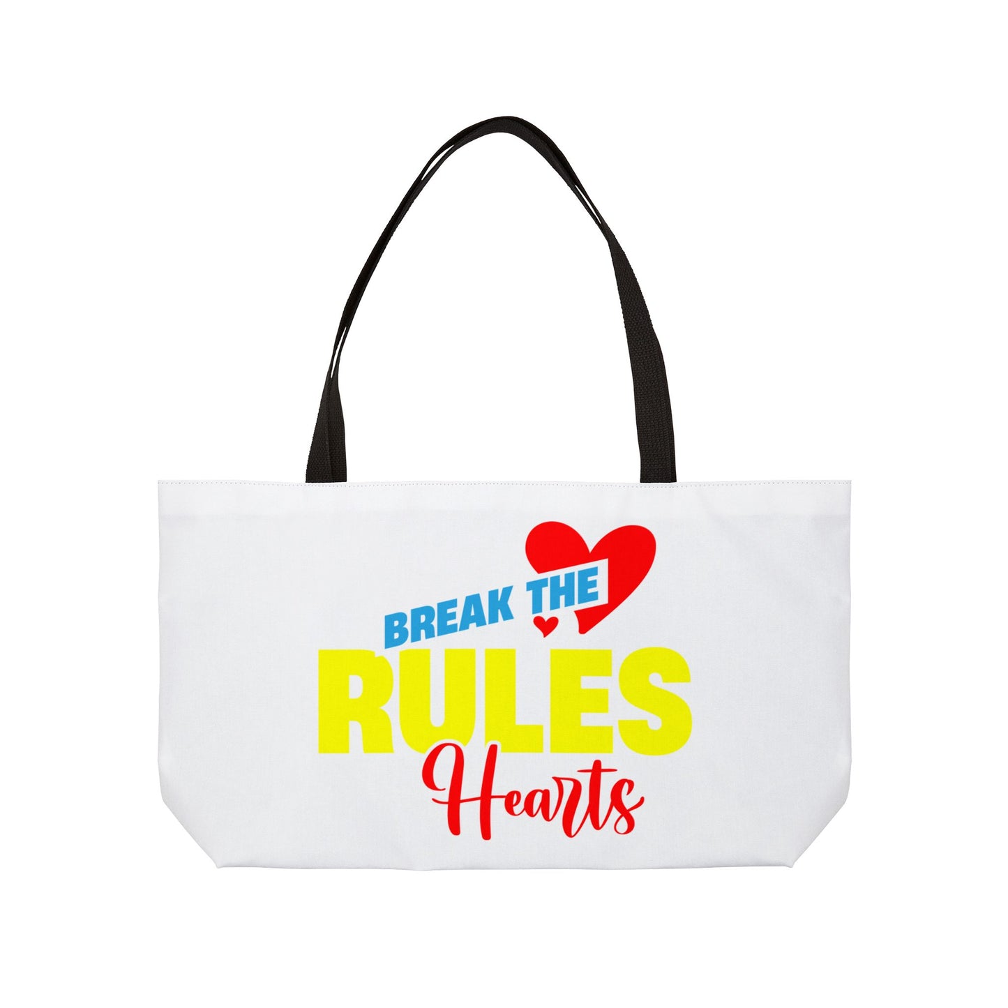 Tote Bag Break the rules Hearts