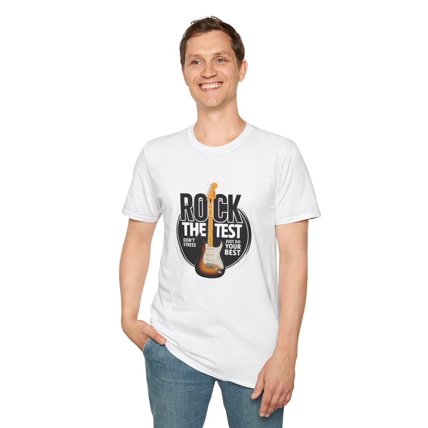 Motivational Rock the Test Unisex T-Shirt