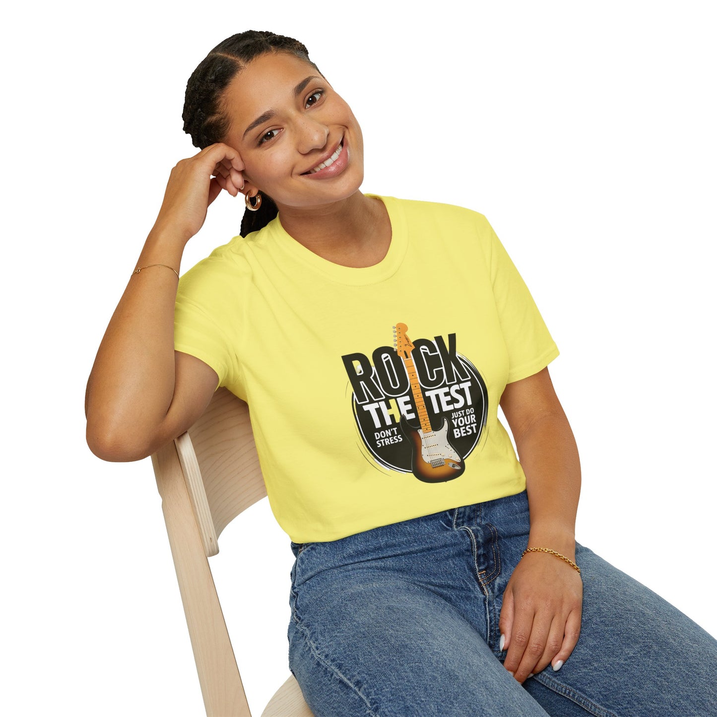 Motivational Rock the Test Unisex T-Shirt
