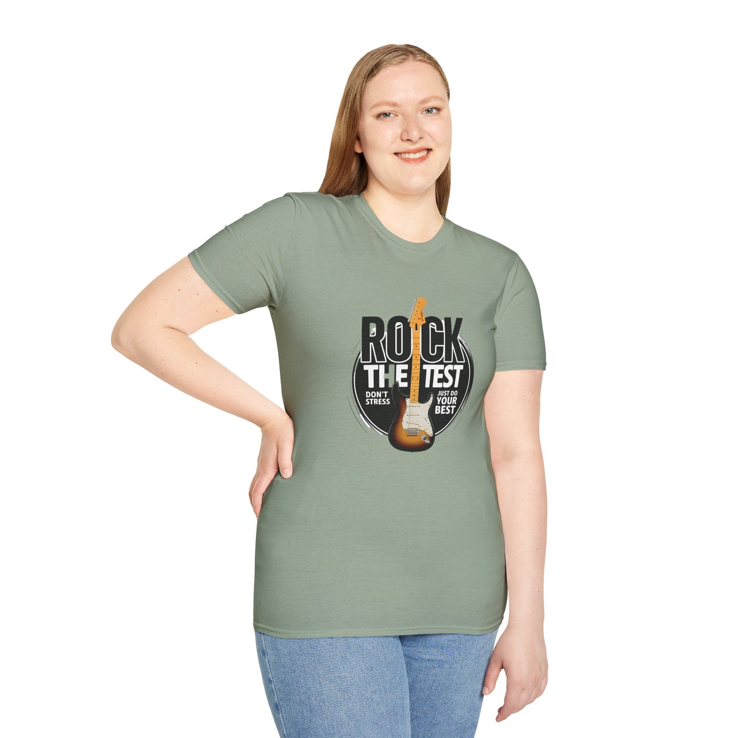 Motivational Rock the Test Unisex T-Shirt