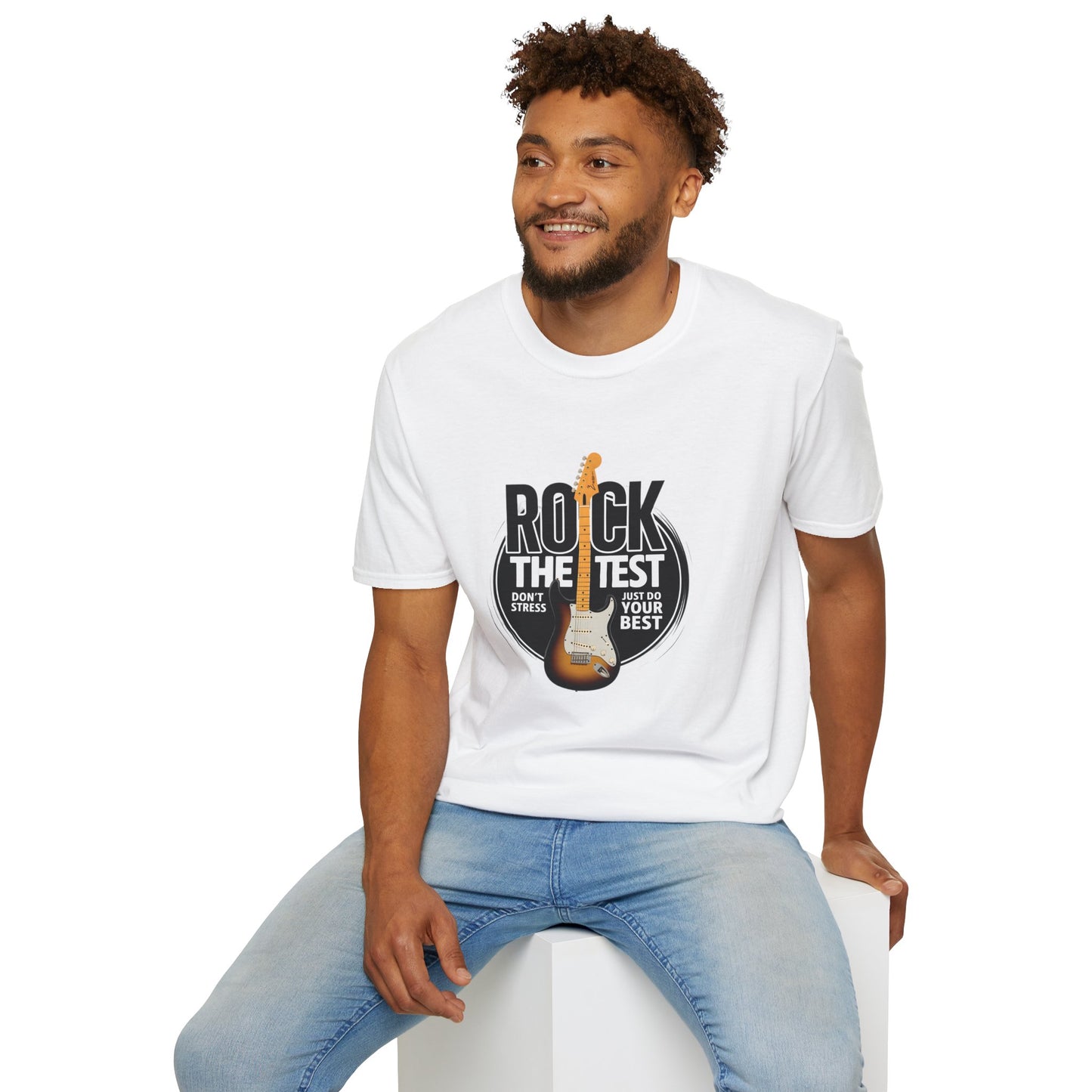 Motivational Rock the Test Unisex T-Shirt
