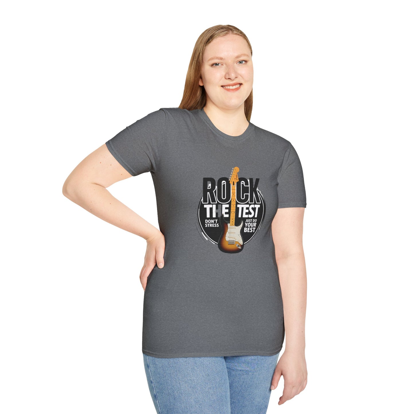 Motivational Rock the Test Unisex T-Shirt