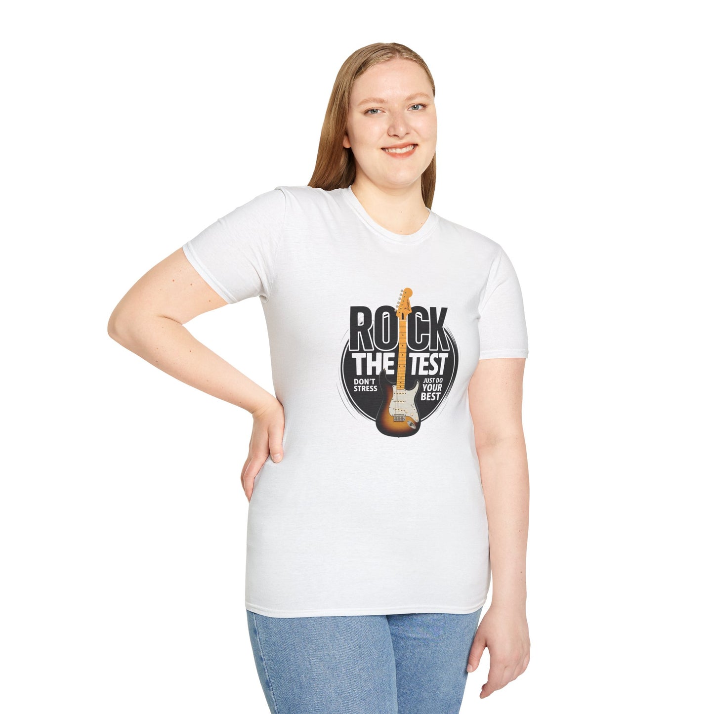 Motivational Rock the Test Unisex T-Shirt