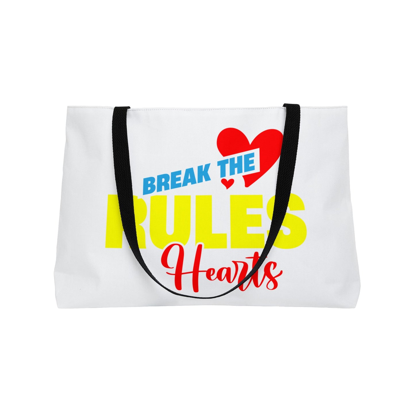Tote Bag Break the rules Hearts