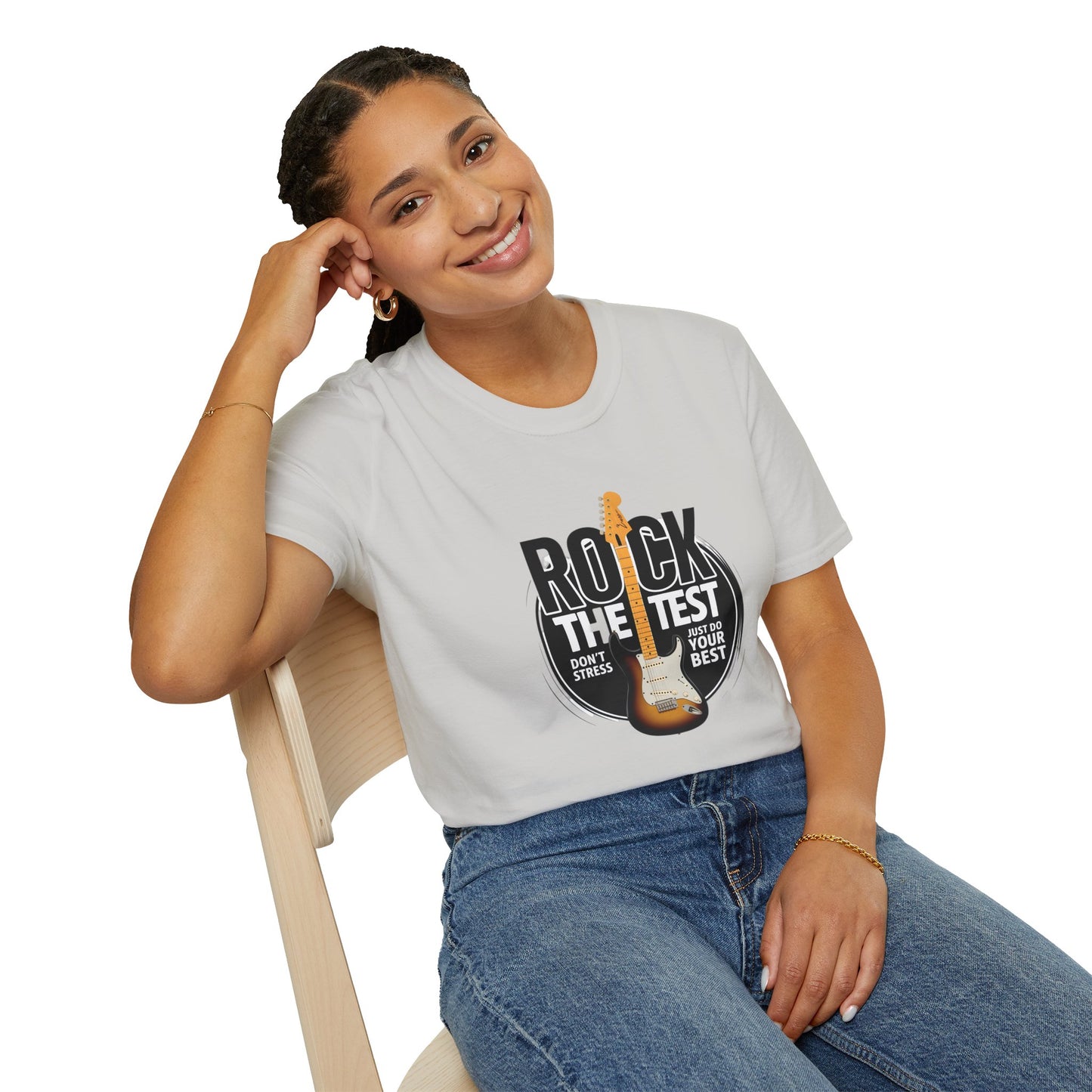 Motivational Rock the Test Unisex T-Shirt