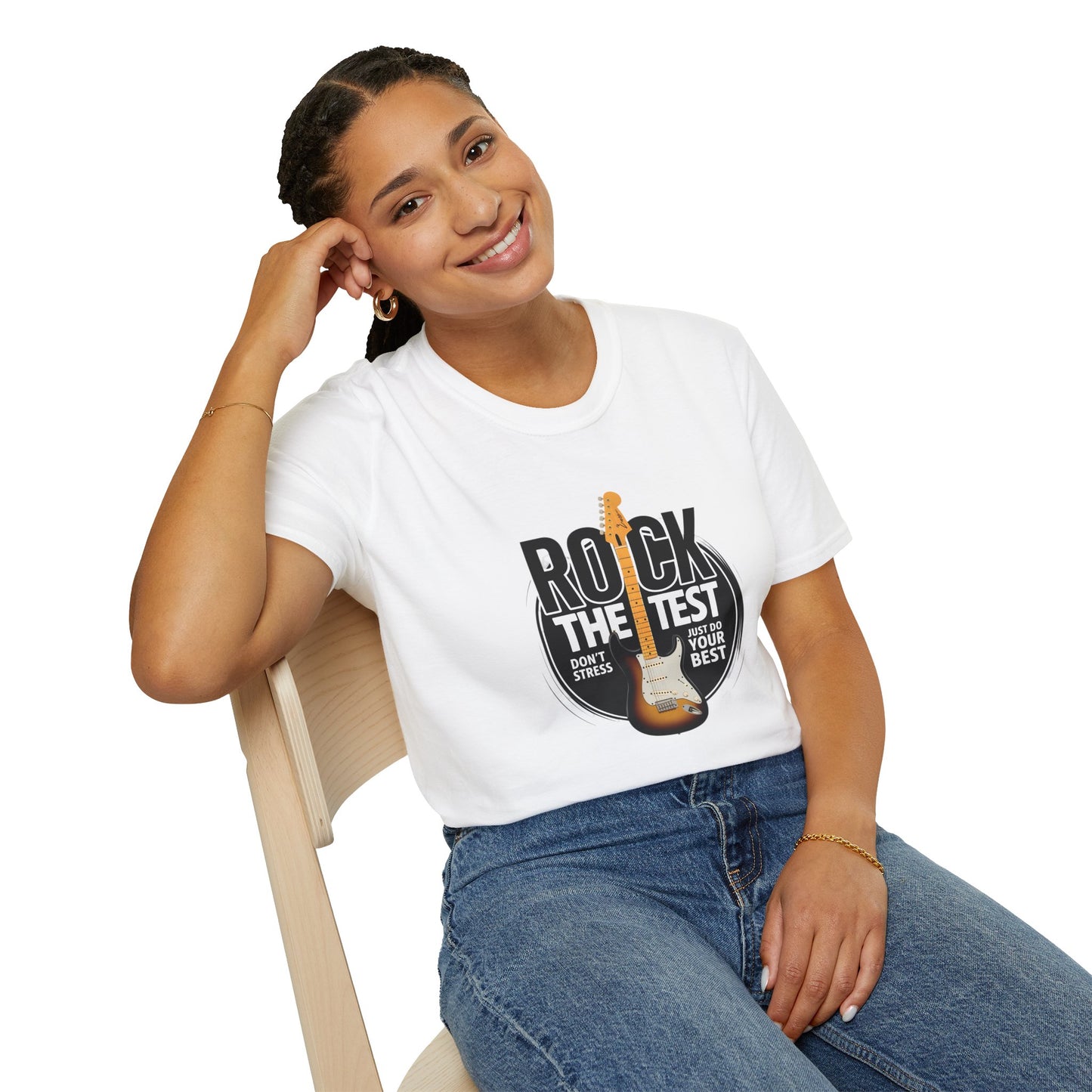 Motivational Rock the Test Unisex T-Shirt