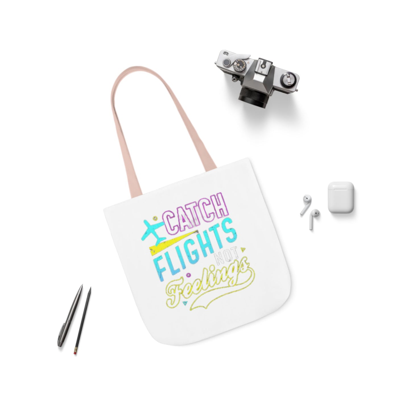 Catch Feelings Canvas Tote Bag