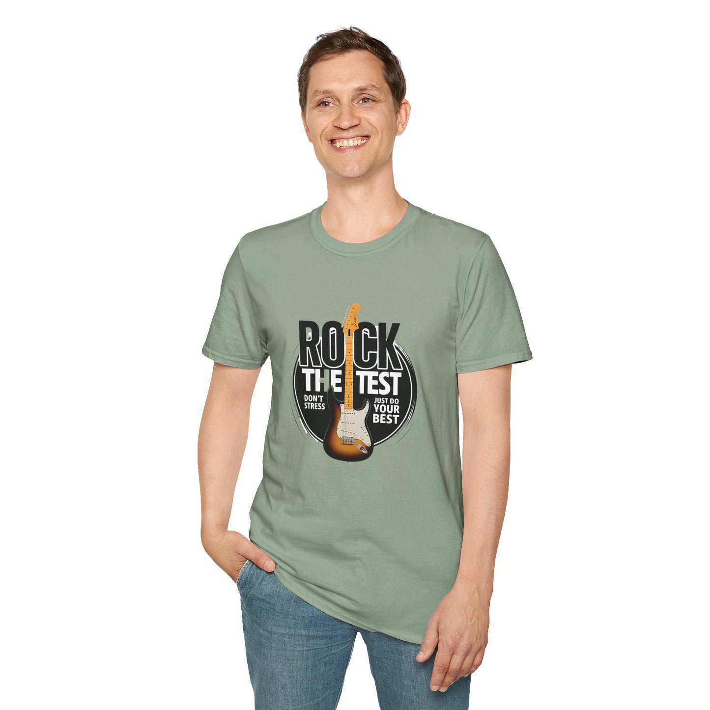 Motivational Rock the Test Unisex T-Shirt