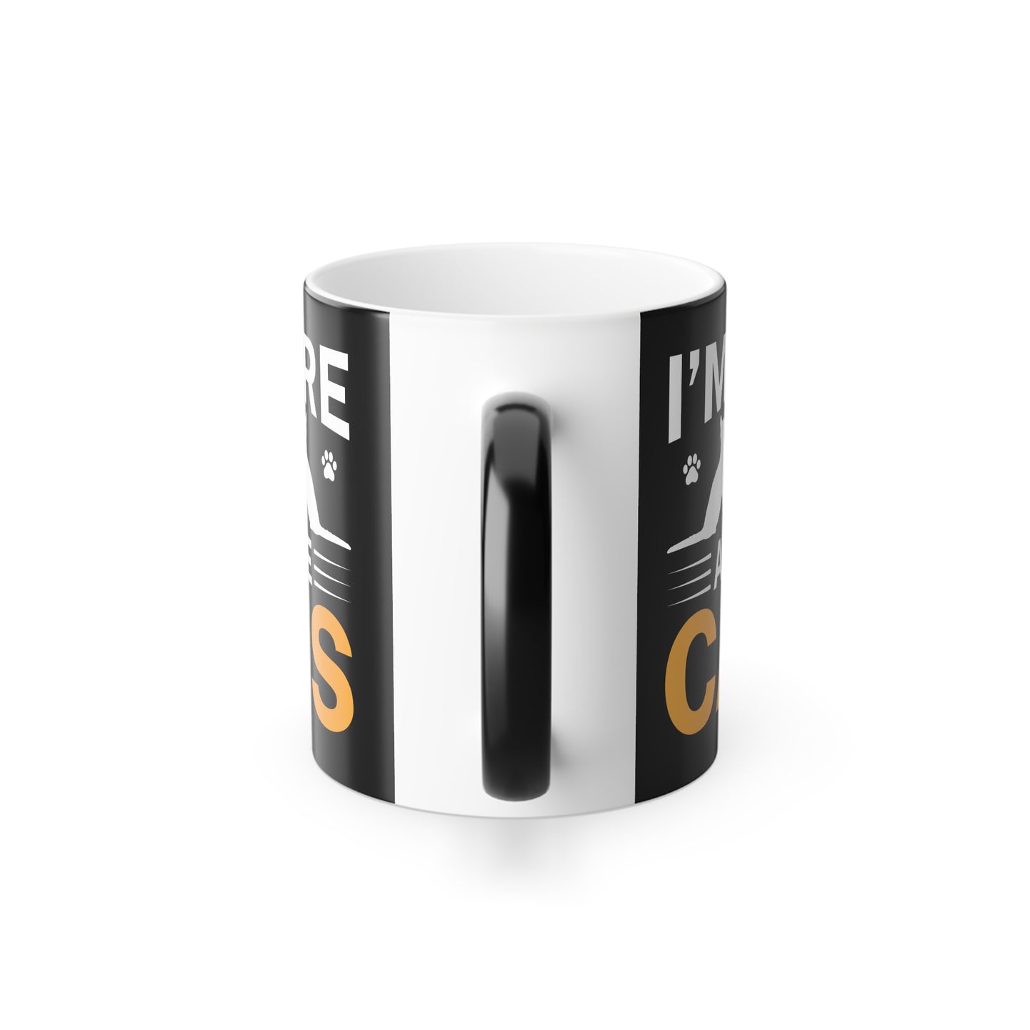Mug - I'm Here to Pet All the Cats, Color Morphing 11oz Mug