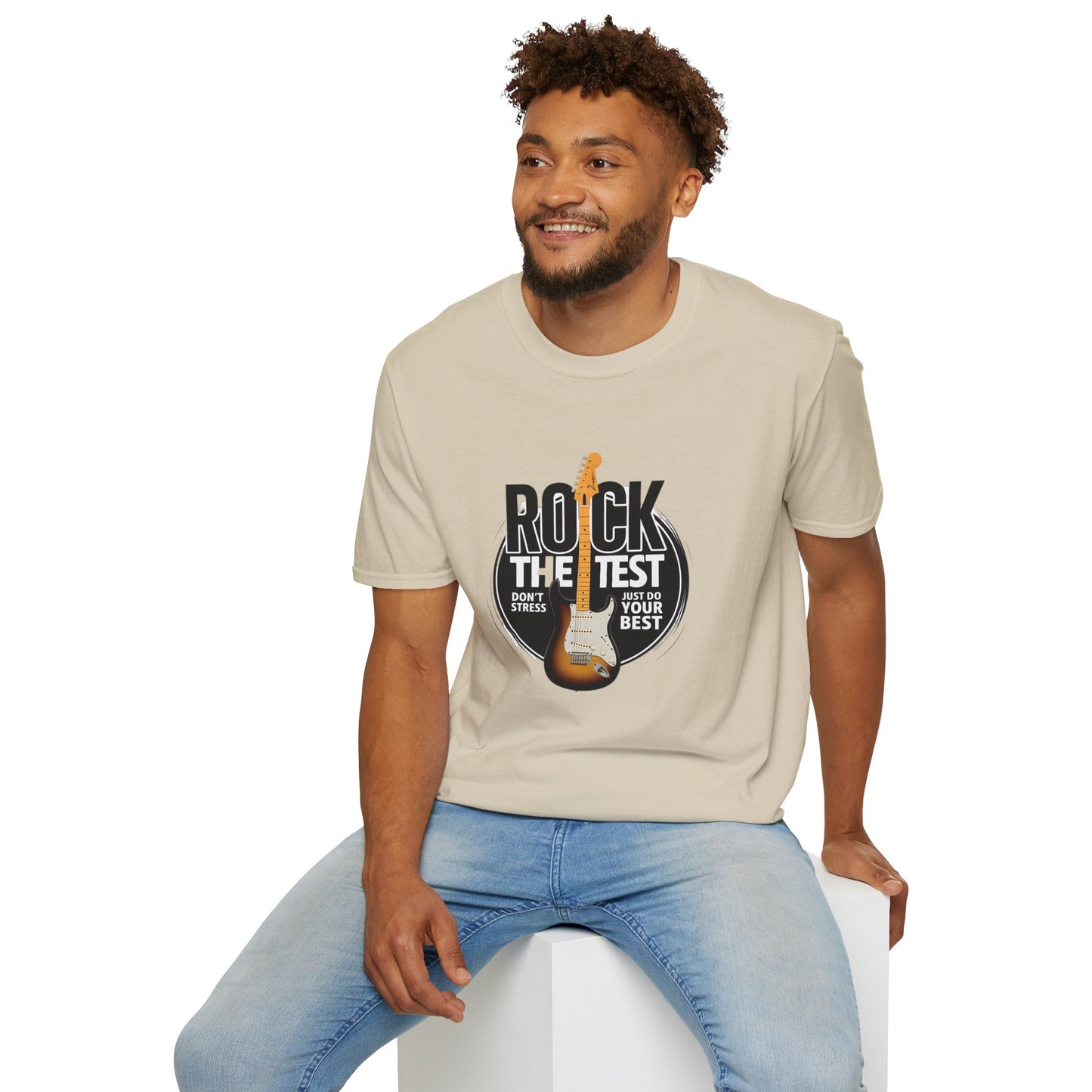 Motivational Rock the Test Unisex T-Shirt