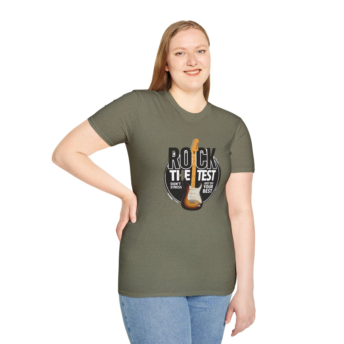 Motivational Rock the Test Unisex T-Shirt