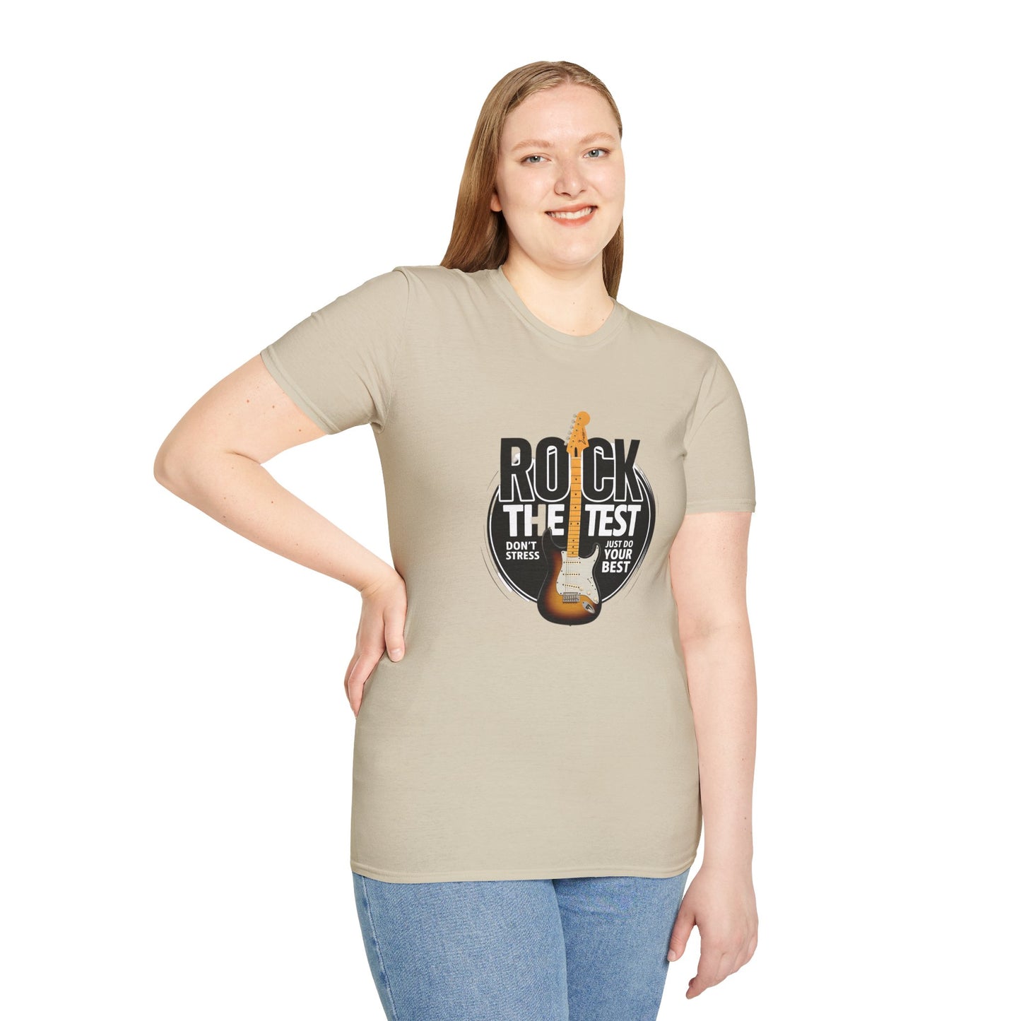 Motivational Rock the Test Unisex T-Shirt