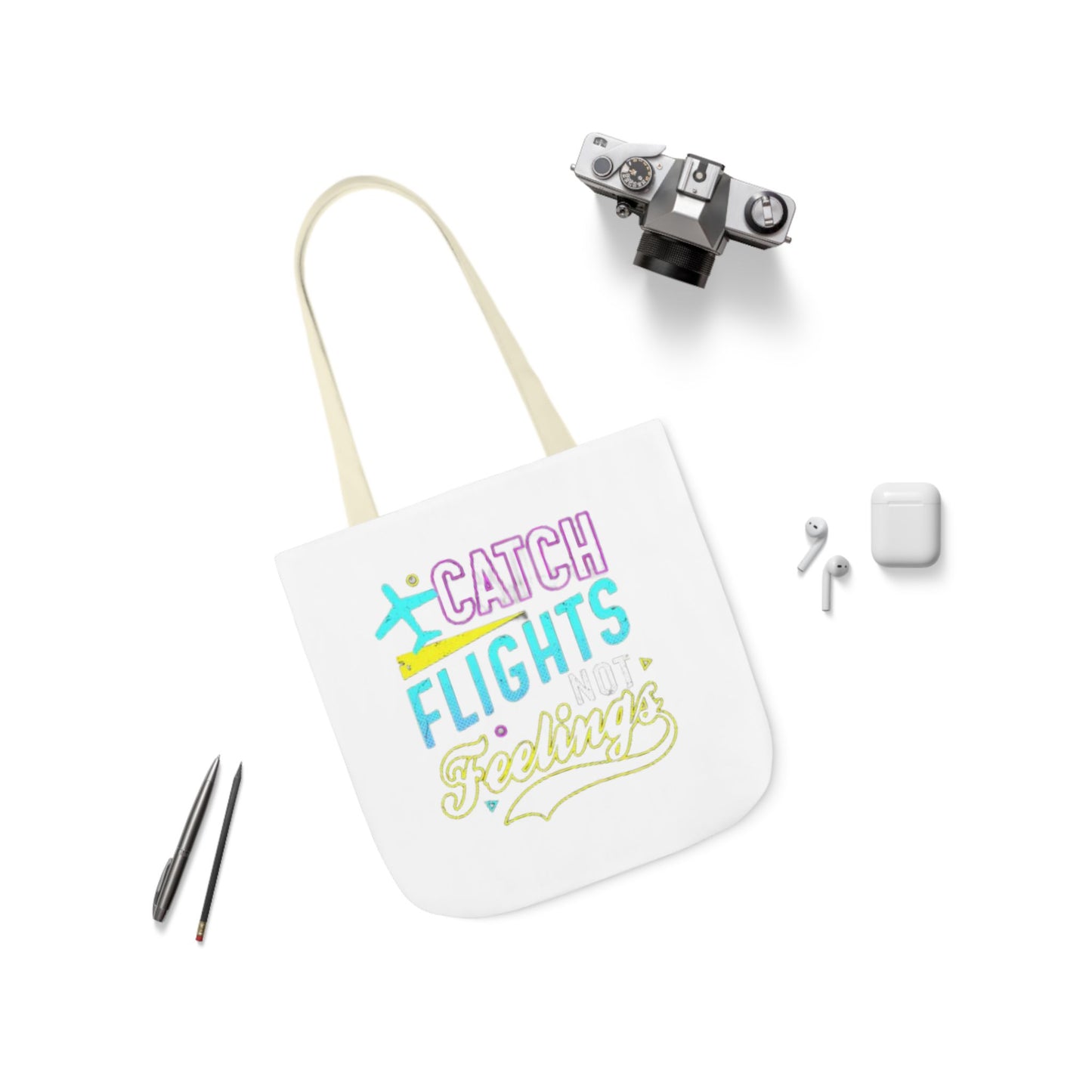Catch Feelings Canvas Tote Bag
