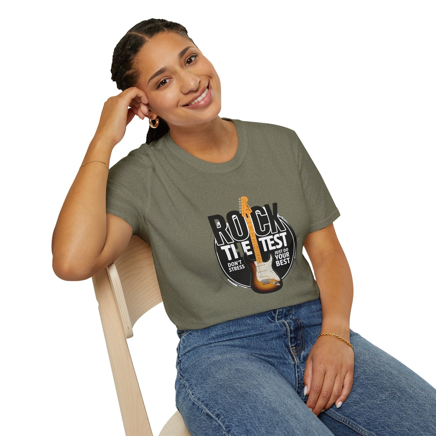 Motivational Rock the Test Unisex T-Shirt