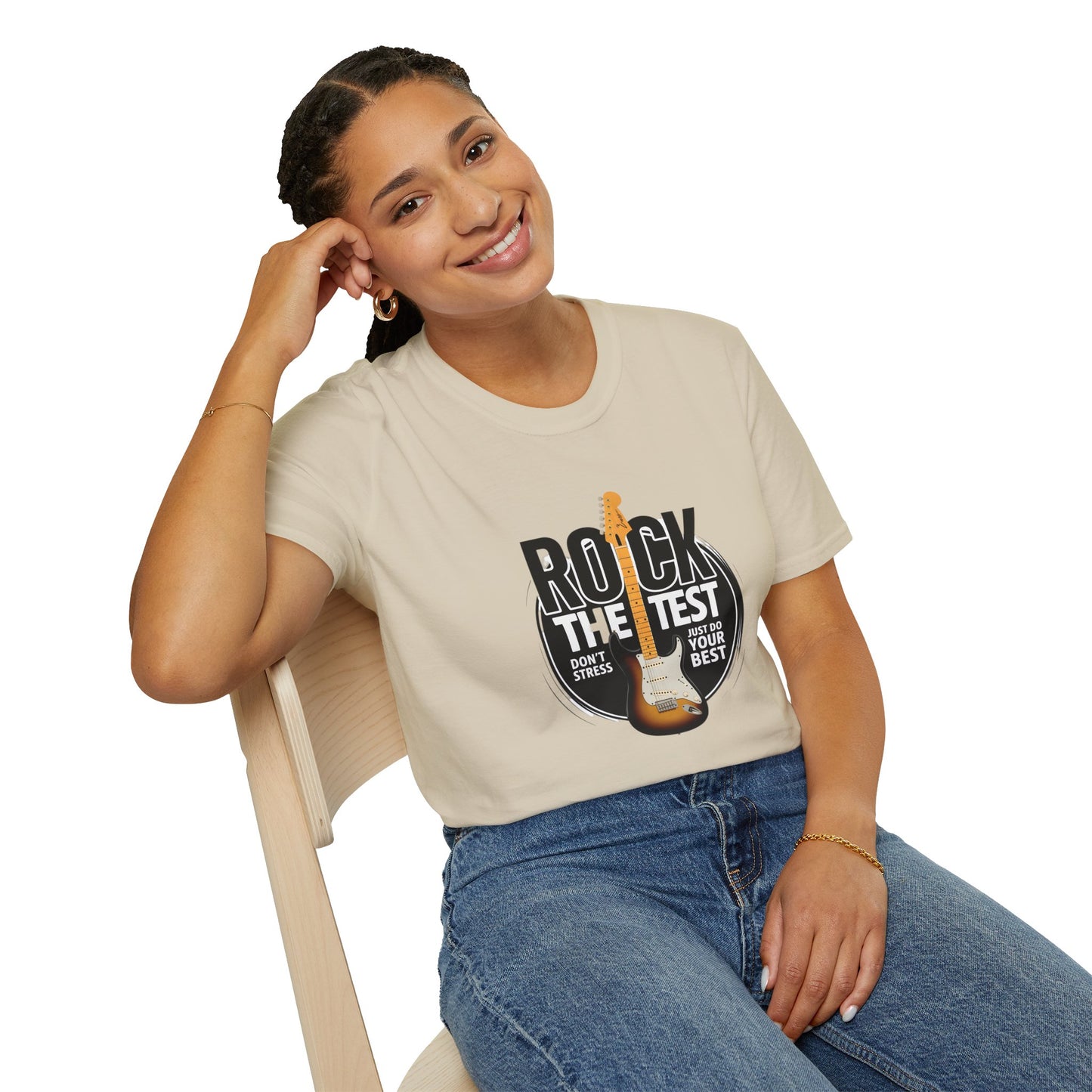 Motivational Rock the Test Unisex T-Shirt