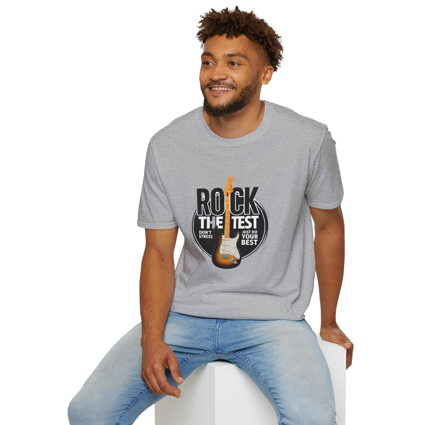 Motivational Rock the Test Unisex T-Shirt