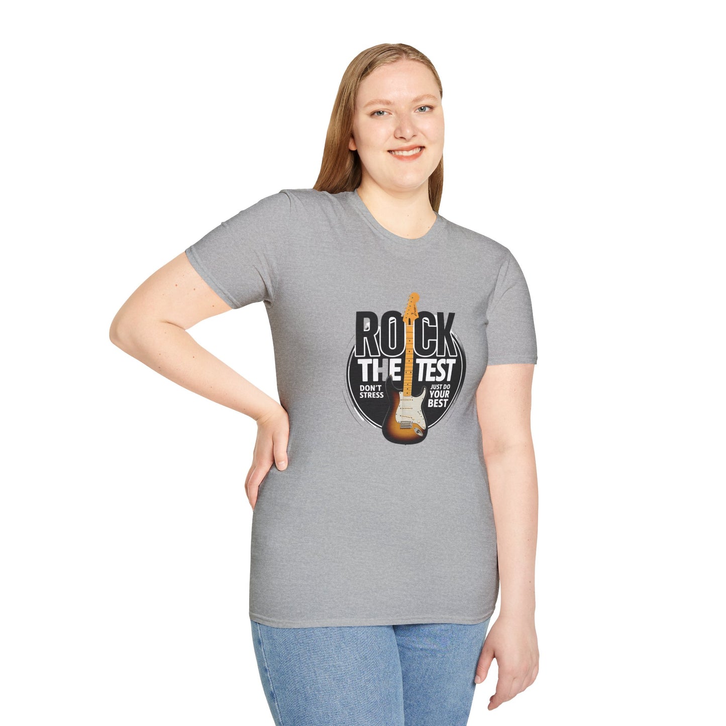 Motivational Rock the Test Unisex T-Shirt