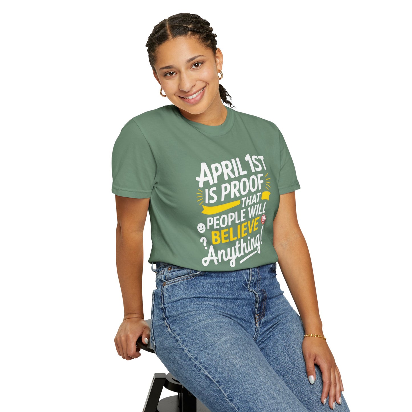 Unisex Garment-Dyed T-shirt - April 1st Fool's Day Tee