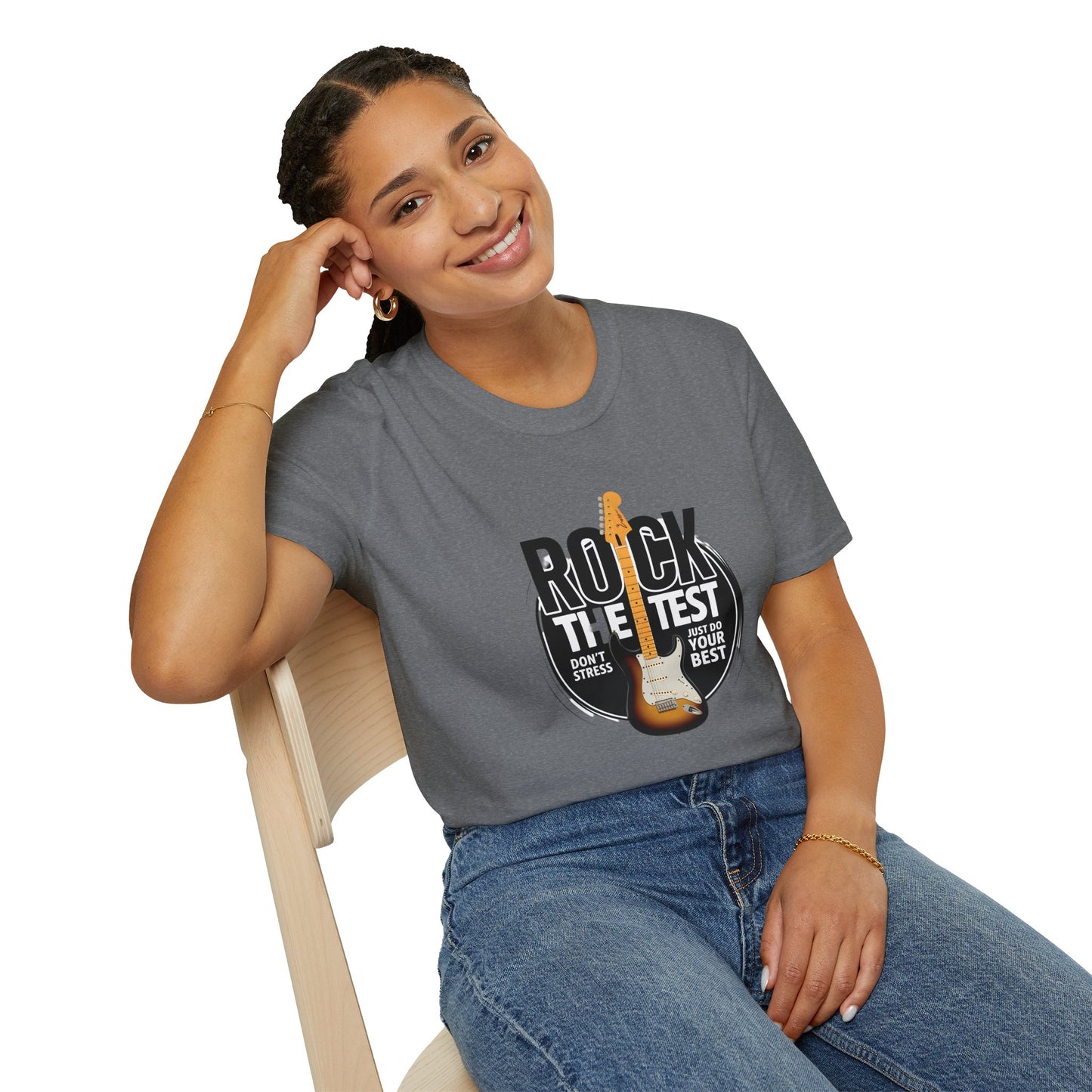 Motivational Rock the Test Unisex T-Shirt