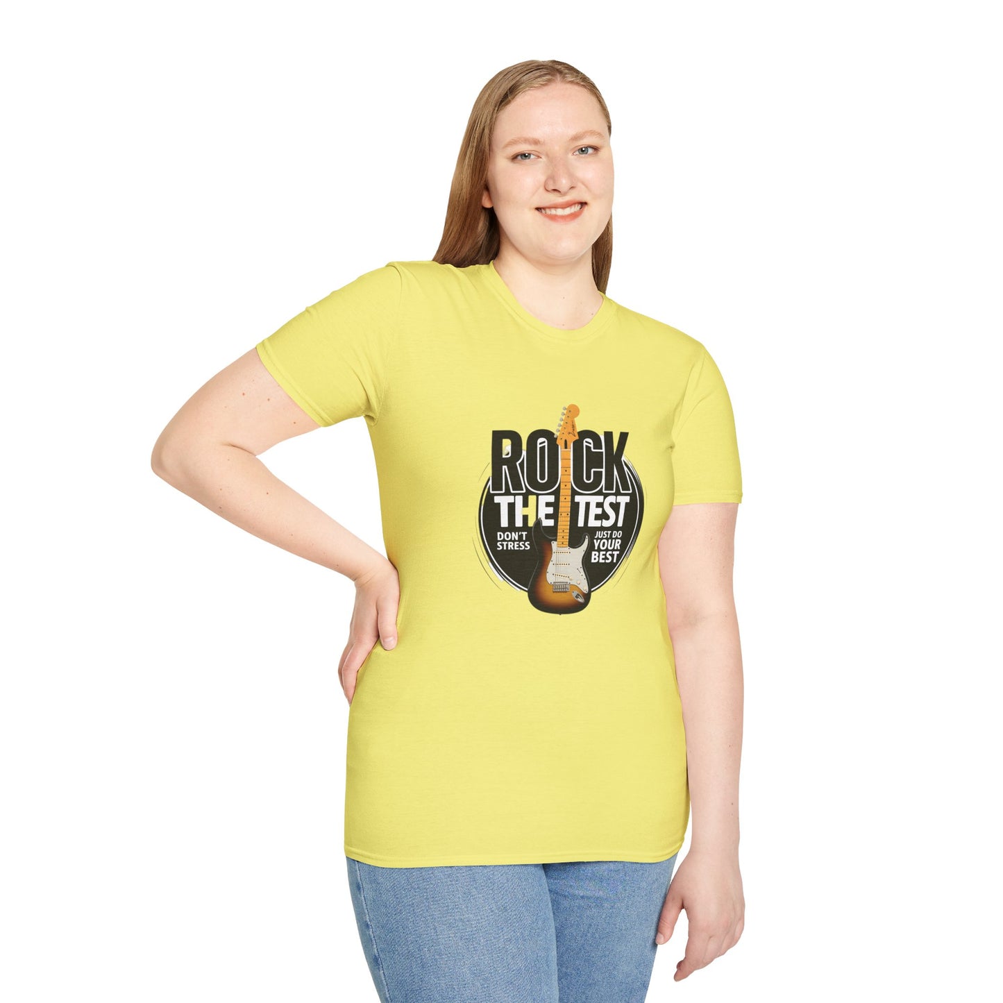 Motivational Rock the Test Unisex T-Shirt