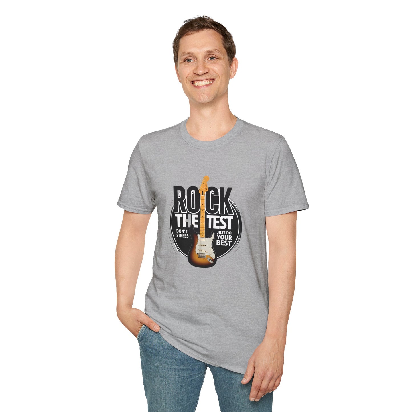 Motivational Rock the Test Unisex T-Shirt