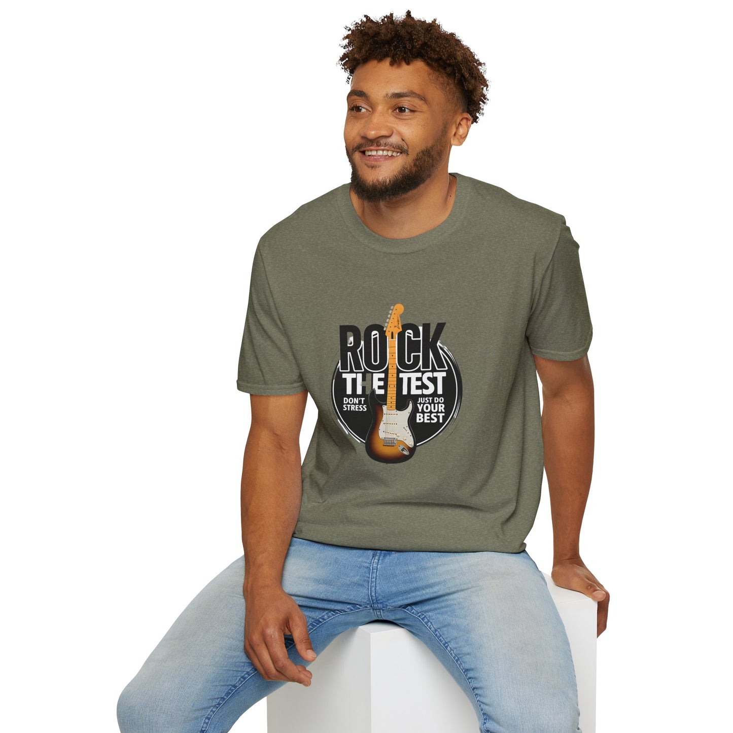 Motivational Rock the Test Unisex T-Shirt