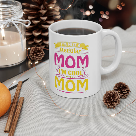 Mug - Cool Mom Ceramic Coffee Cup 11oz/15oz