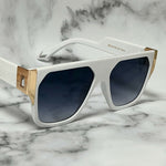 Men'S SUNGLASSES DESIGNER SQUARE RETRO GOLD FRAME SHADES HIP HOP STYLE FASHION