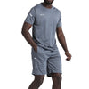 Men's Activewear Set: 3-Pack Gym Shorts and Shirts for Running, Basketball, Football, and Daily Activities