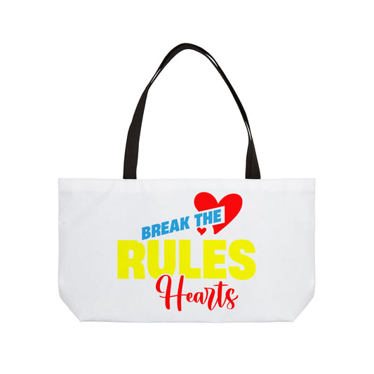 Tote Bag Break the rules Hearts