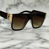 Men'S SUNGLASSES DESIGNER SQUARE RETRO GOLD FRAME SHADES HIP HOP STYLE FASHION