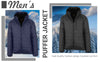 Men's Sherpa-Lined Hooded Puffer Jacket (Available in Sizes S to 2XL)