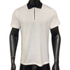 Men's Short Sleeve Pure White Polo Shirt