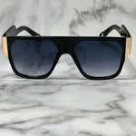 Men'S SUNGLASSES DESIGNER SQUARE RETRO GOLD FRAME SHADES HIP HOP STYLE FASHION