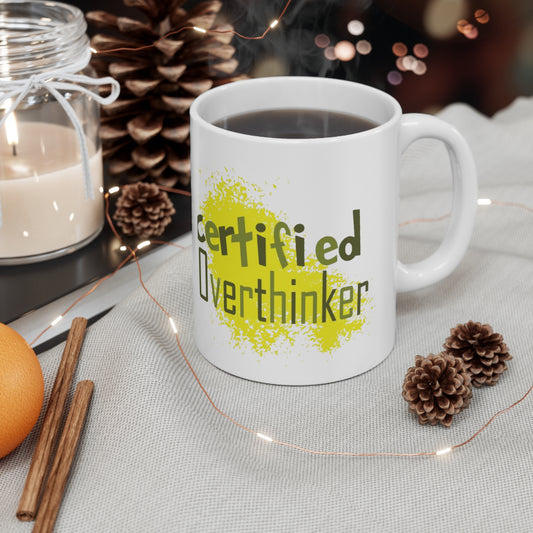 Mug - Certified Overthinker Coffee Cup