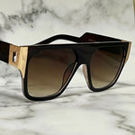 Men'S SUNGLASSES DESIGNER SQUARE RETRO GOLD FRAME SHADES HIP HOP STYLE FASHION